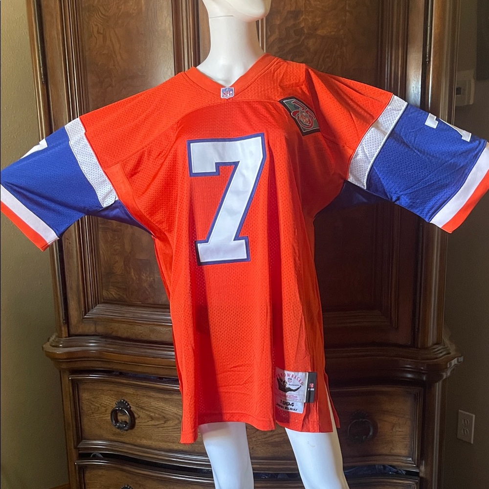 Mitchell & Ness John Elway 75th addition anniversary jersey